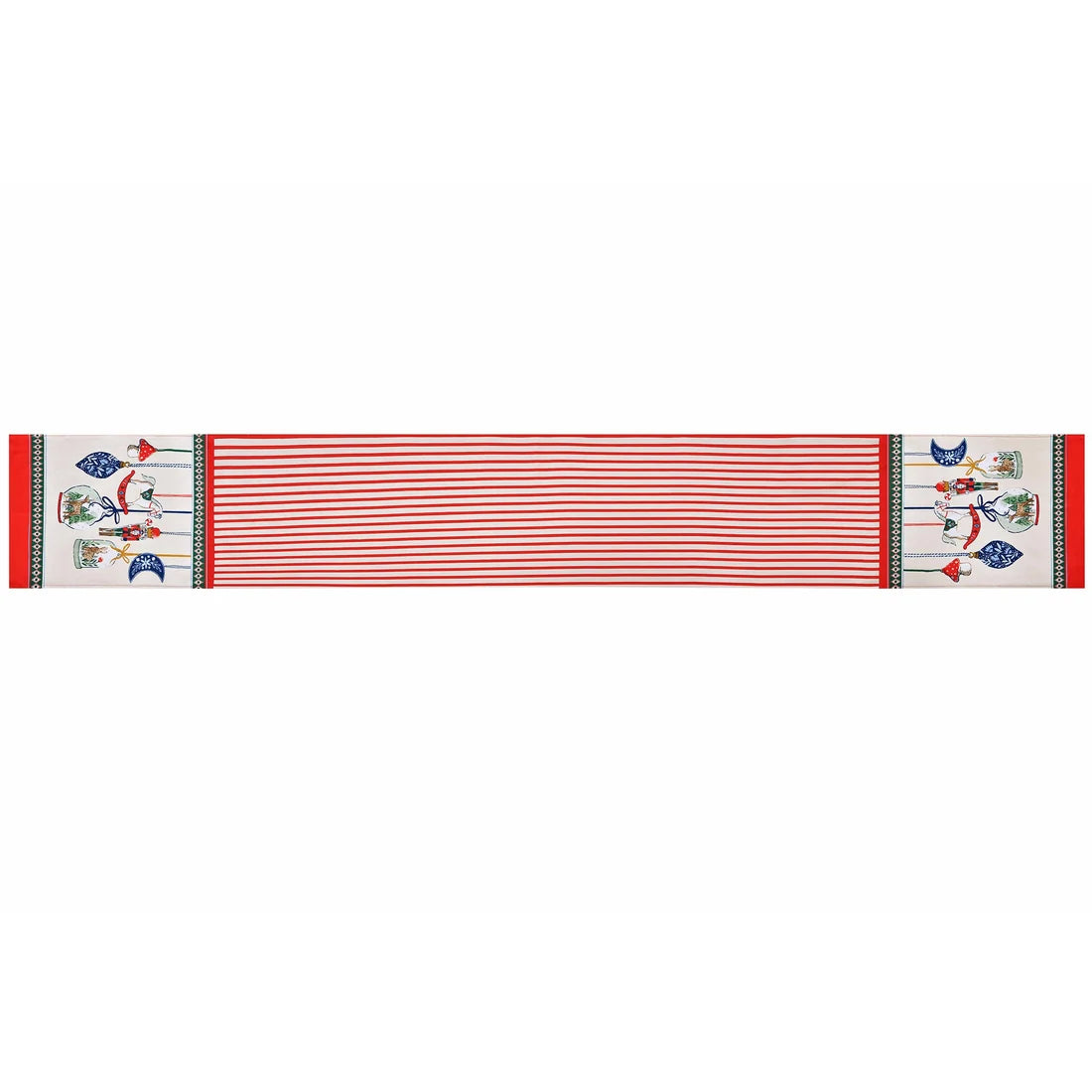 Ulster Weavers Christmas Ornaments Cotton Table Runner in Multicolour