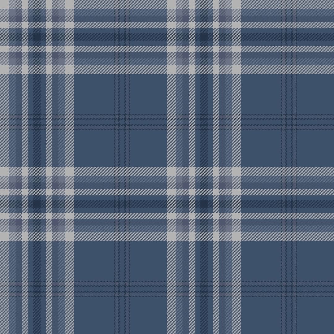 Catherine Lansfield Kelso Check Wallpaper in Navy Blue