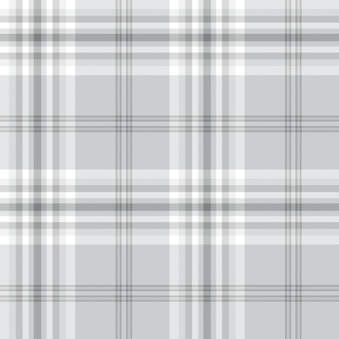 Catherine Lansfield Kelso Check Wallpaper in Silver