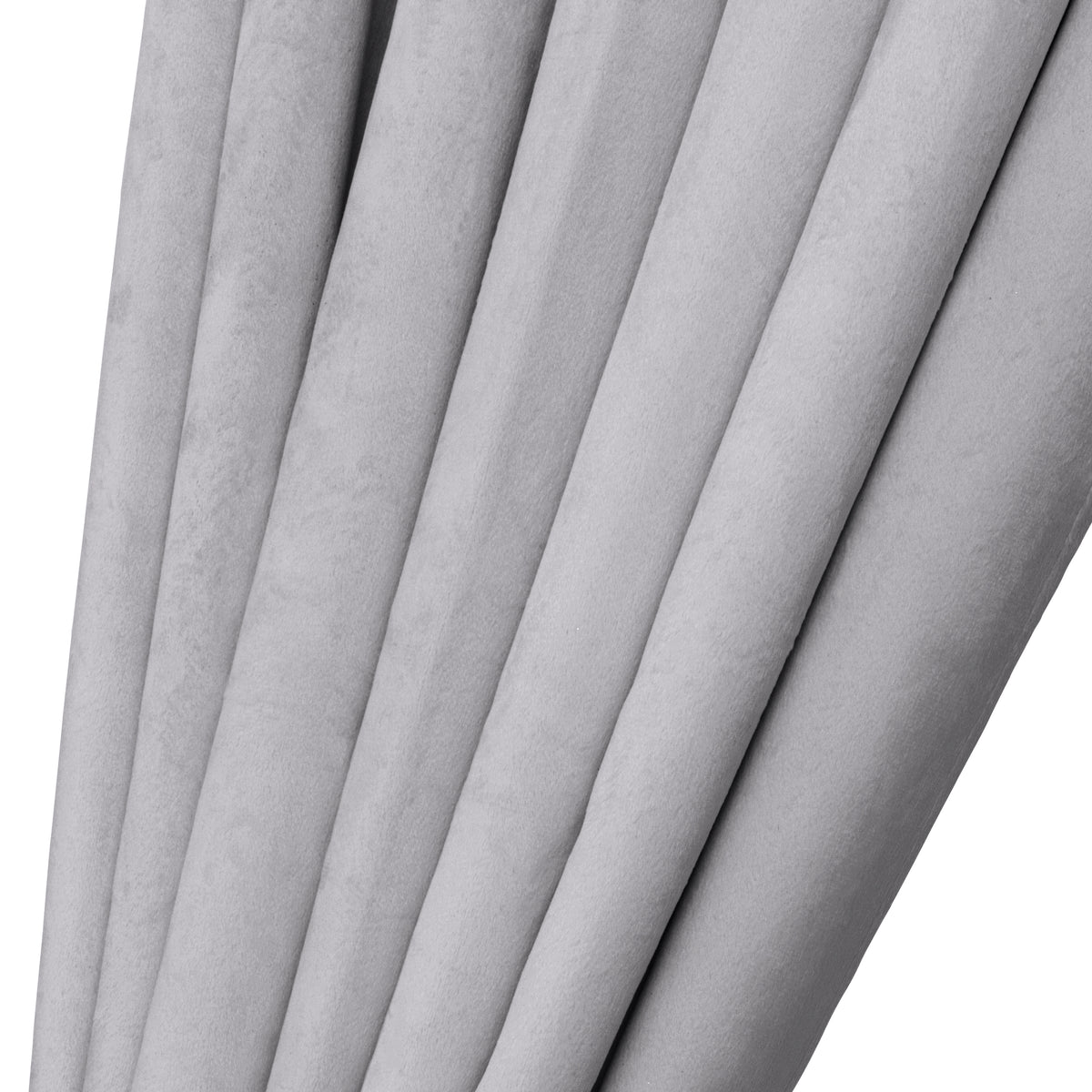 Diamondo Velvet Thermal Blackout Eyelet Curtains in Silver