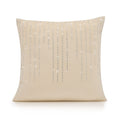 Diamondo Velvet Filled Cushion in Cream 45 x 45cm