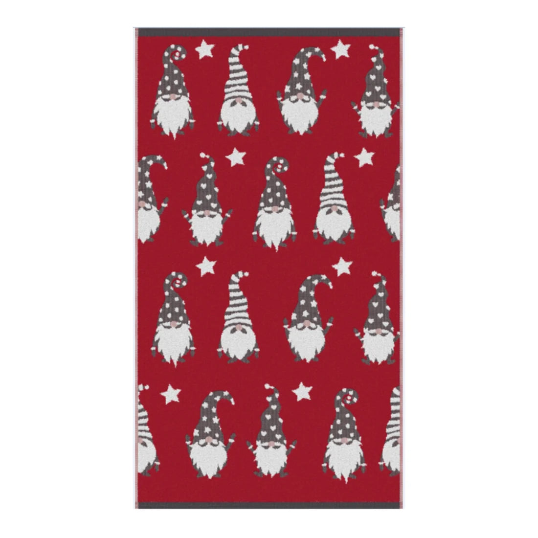 Fusion Gonks Christmas Luxury Cotton Hand Towels 2 Pack in Multicolour 50 x 90cm