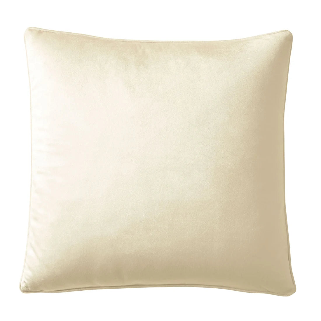 Appletree Harlan Velvet Cushion in Cream 55 x 55cm