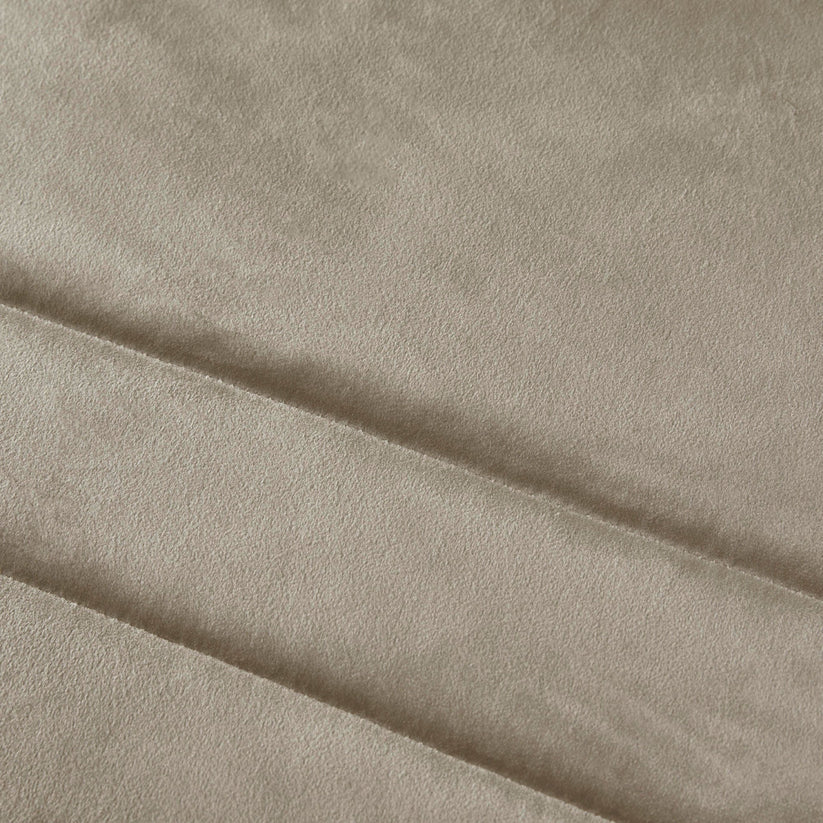 Soiree Melanie Velvet Bedspread in Linen 150 x 220cm