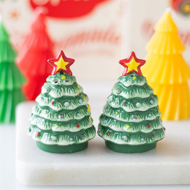 Nostalgic Christmas Trees Salt & Pepper Shakers