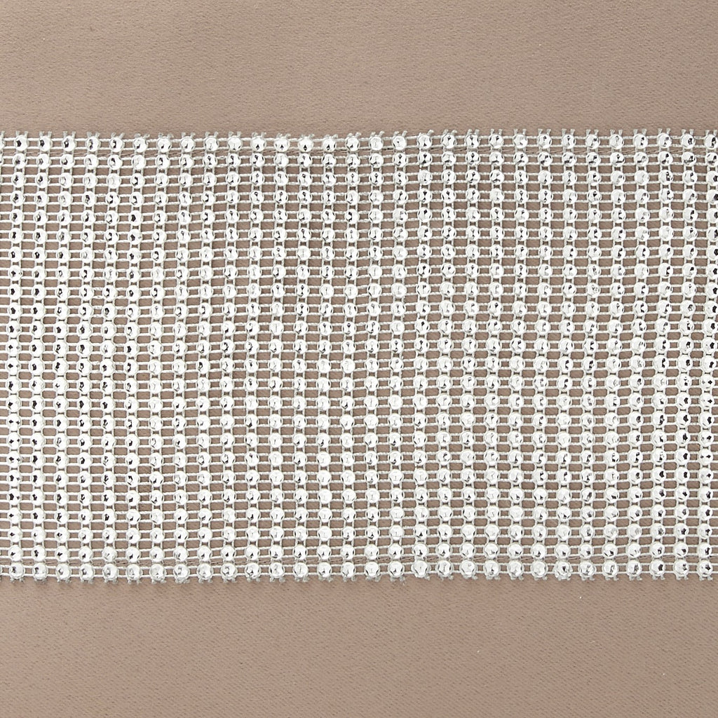 Palace Diamante Thermal Blackout Eyelet Curtains in Beige