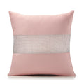 Palace Diamante Filled Cushion in Blush 45 x 45cm