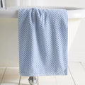 Dreams & Drapes Popcorn Check 100% Cotton Towels in Blue