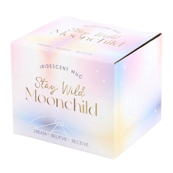 Stay Wild Moon Child Opalescent Rounded Mug