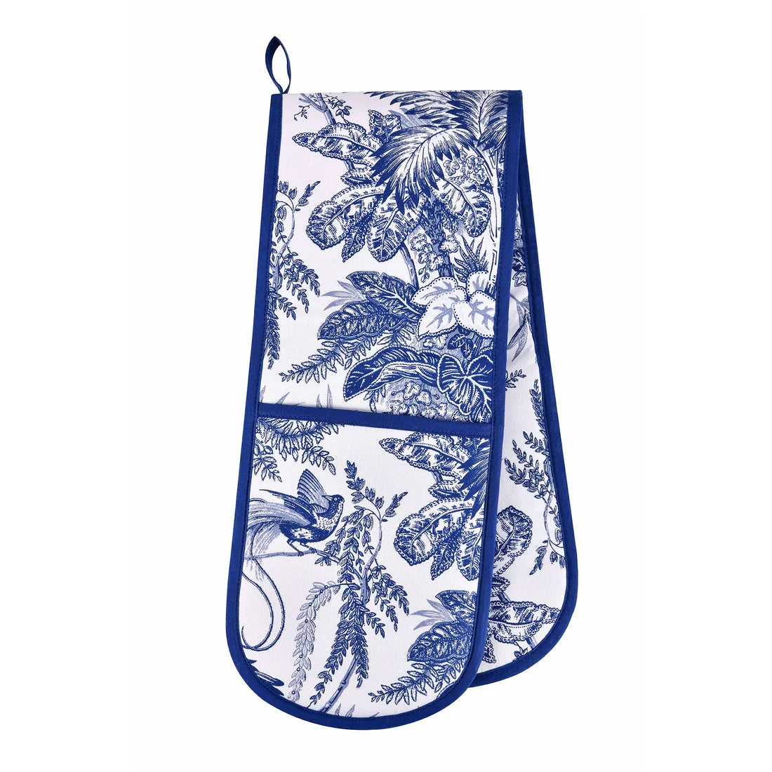 Ulster Weavers Willow Toile Double Oven Glove in Blue