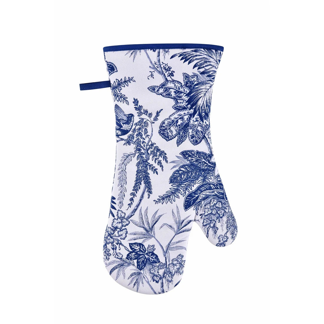Ulster Weavers Willow Toile Gauntlet Oven Glove in Blue