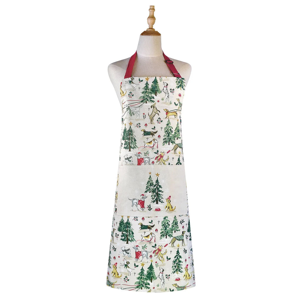 Ulster Weavers Winter Walkies Cotton Apron in Beige