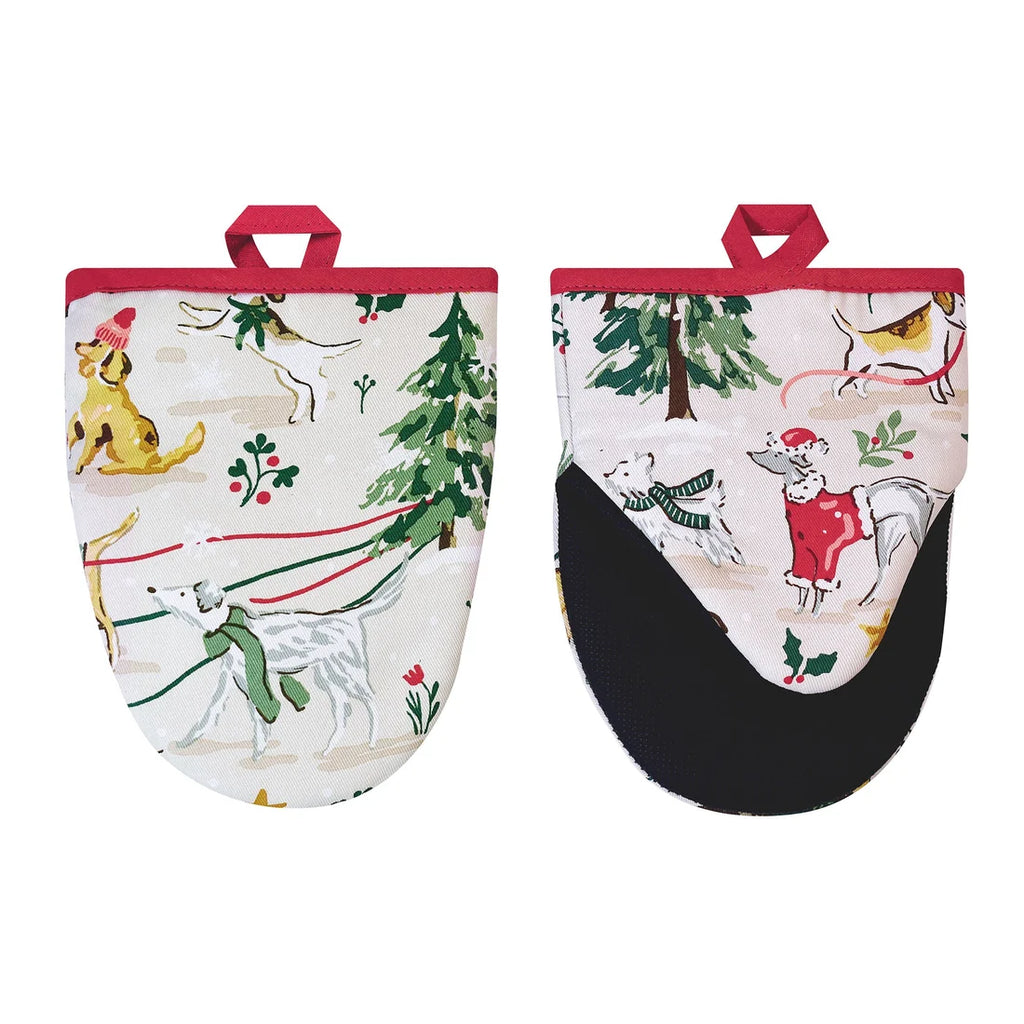 Ulster Weavers Winter Walkies Microwave Mitts Pair in Beige