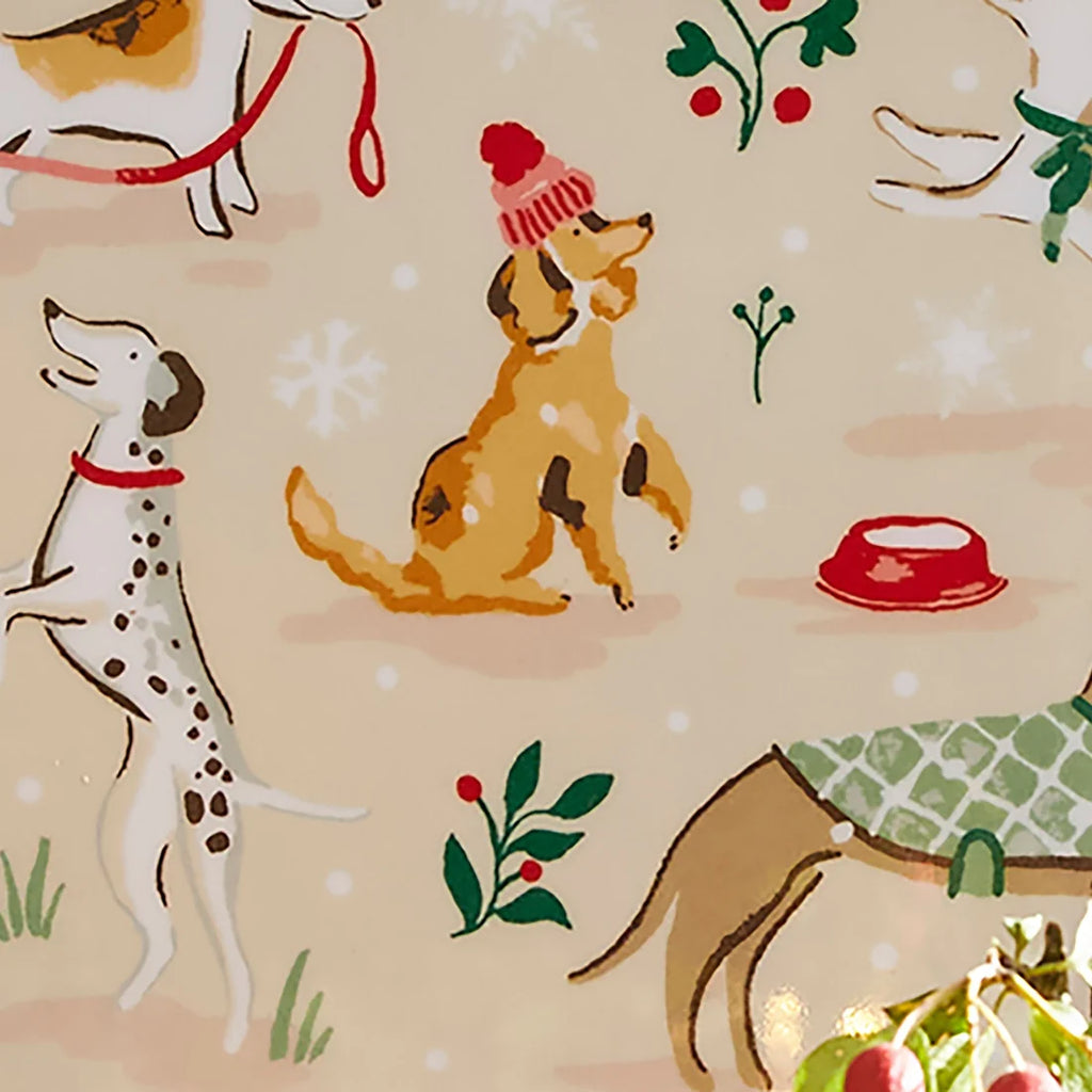 Ulster Weavers Winter Walkies Small Serving Tray in Beige