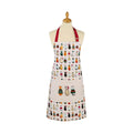 Ulster Weavers Christmas Cats in Waiting Cotton Apron in Red/Cream