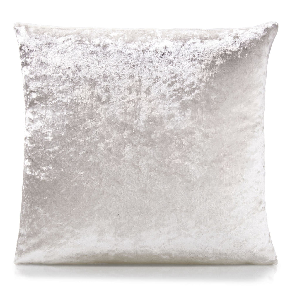 Crushed Velvet Cushion in Cream