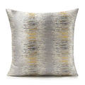 Reflections Abstract Jacquard Cushion in Ochre