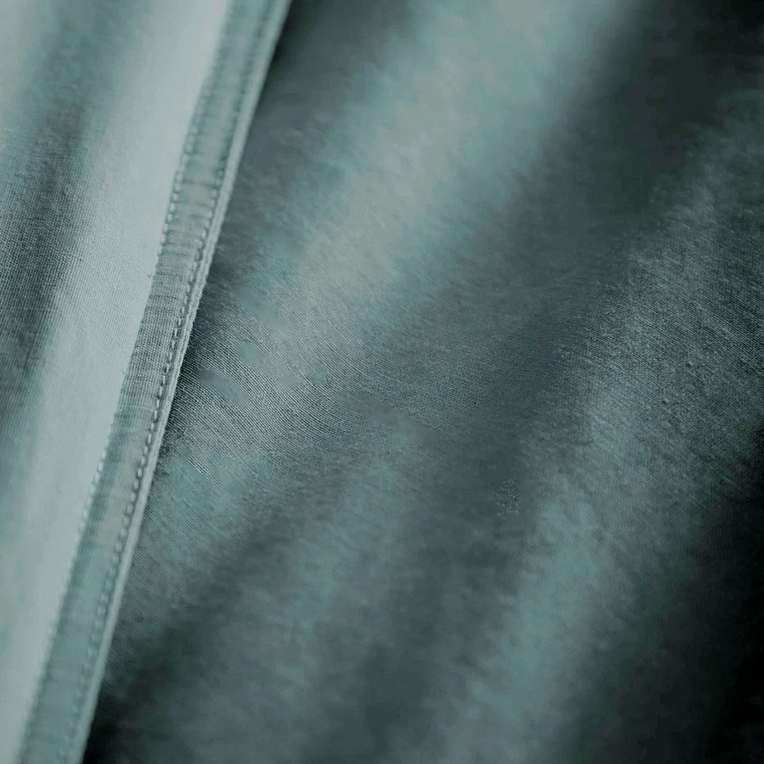 Close-up of the soft 100% cotton fabric on the Appletree Cassia duvet cover set.