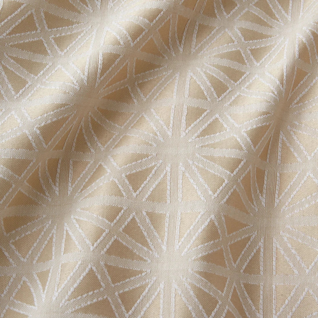 Close-up of the textured woven jacquard finish on the Appletree Geo Jacquard duvet cover set.