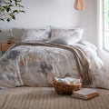Appletree Loft Edale 100% cotton duvet cover set in linen.