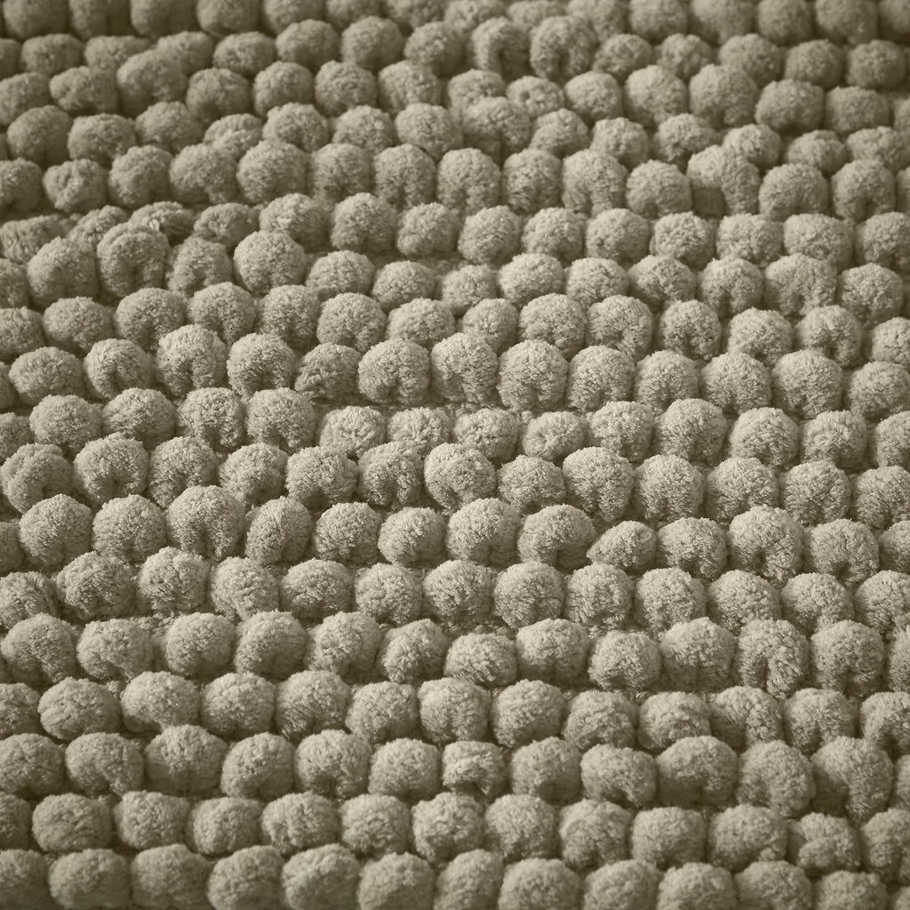 Bianca Aspen Bobble Bath Mat & Runner Sage Green