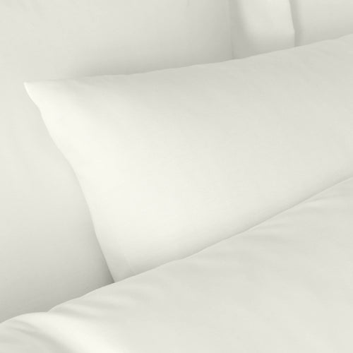 Bianca 180TC Egyptian Cotton Pillowcase Pair Cream 50x75cm