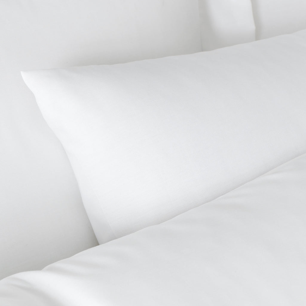 Bianca 180TC Egyptian Cotton Pillowcase Pair White 50x75cm