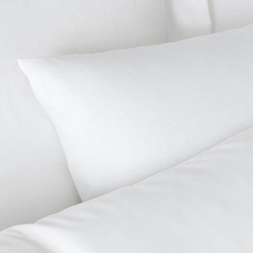 Bianca 180TC Egyptian Cotton Pillowcase Pair White 50x75cm