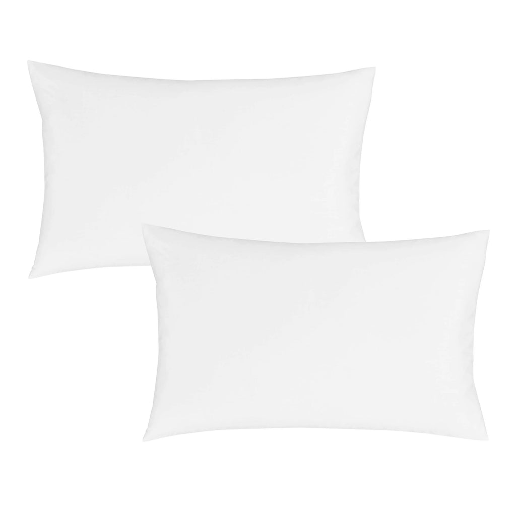 Bianca 180TC Egyptian Cotton Pillowcase Pair White 50x75cm