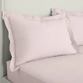 Bianca 200TC Cotton Percale Oxford Pillowcase Pair Blush Pink