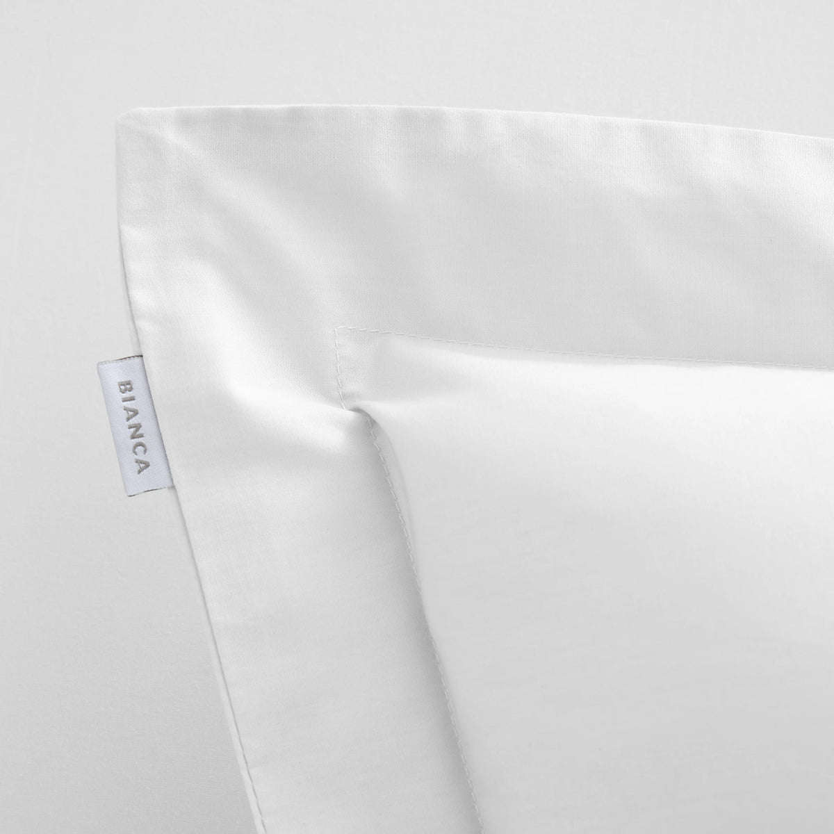 Bianca 200TC Cotton Percale Oxford Pillowcase Pair White