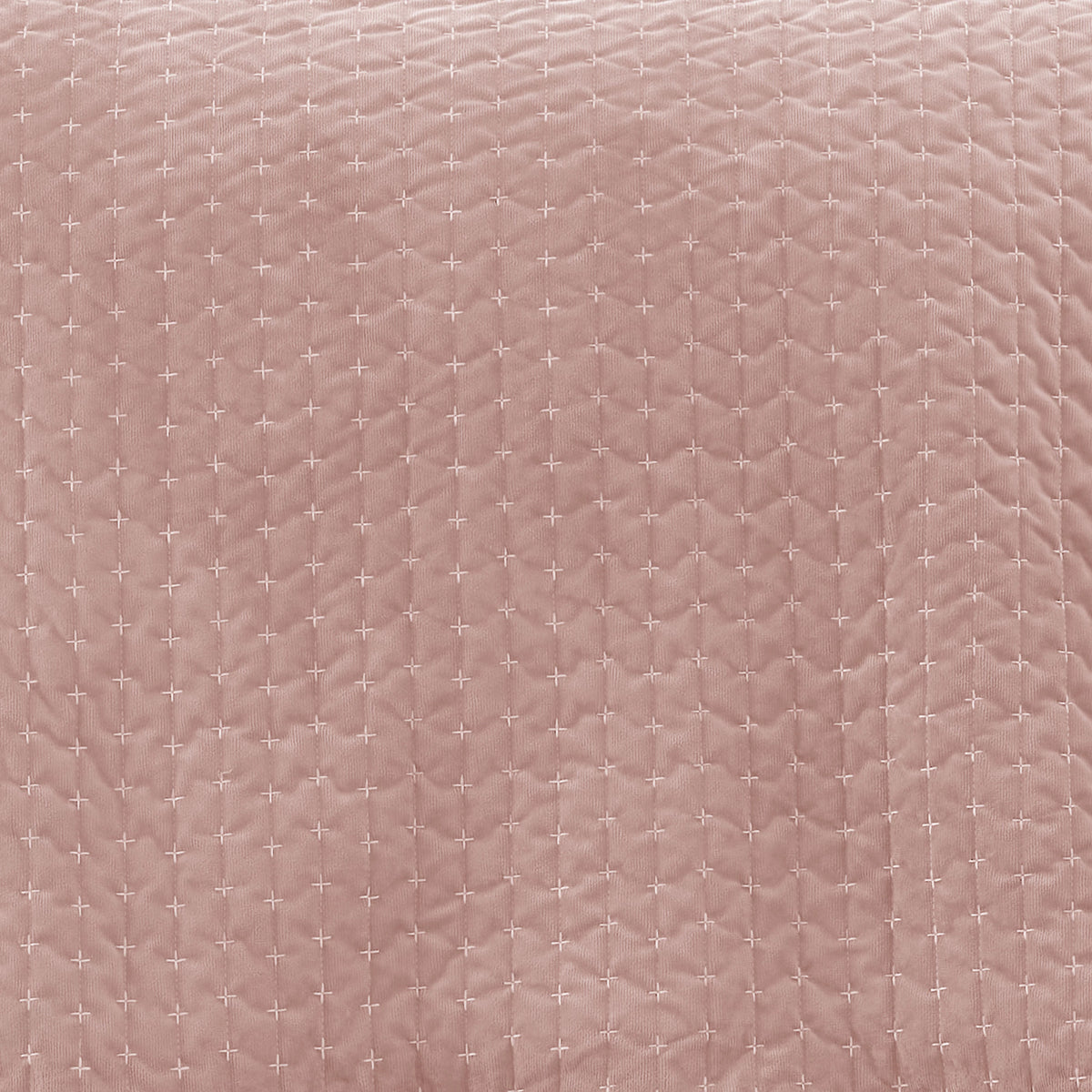 Bianca Attica Velvet Embroidered Bedspread Pink 240x260cm