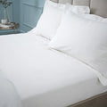 Bianca 180TC Egyptian Cotton Fitted Sheet White 34cm Depth