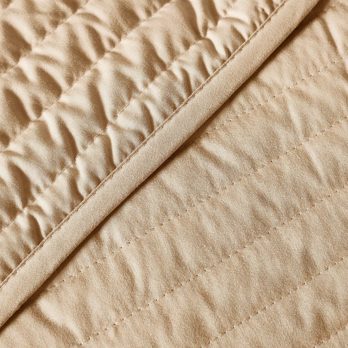 Bianca Quilted Lines Bedspread Natural 220x230cm