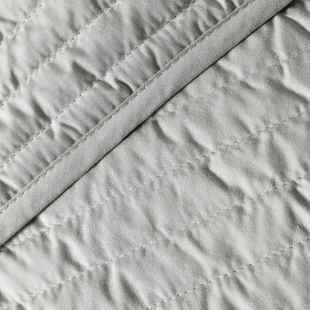 Bianca Quilted Lines Bedspread Silver Grey 220x230cm
