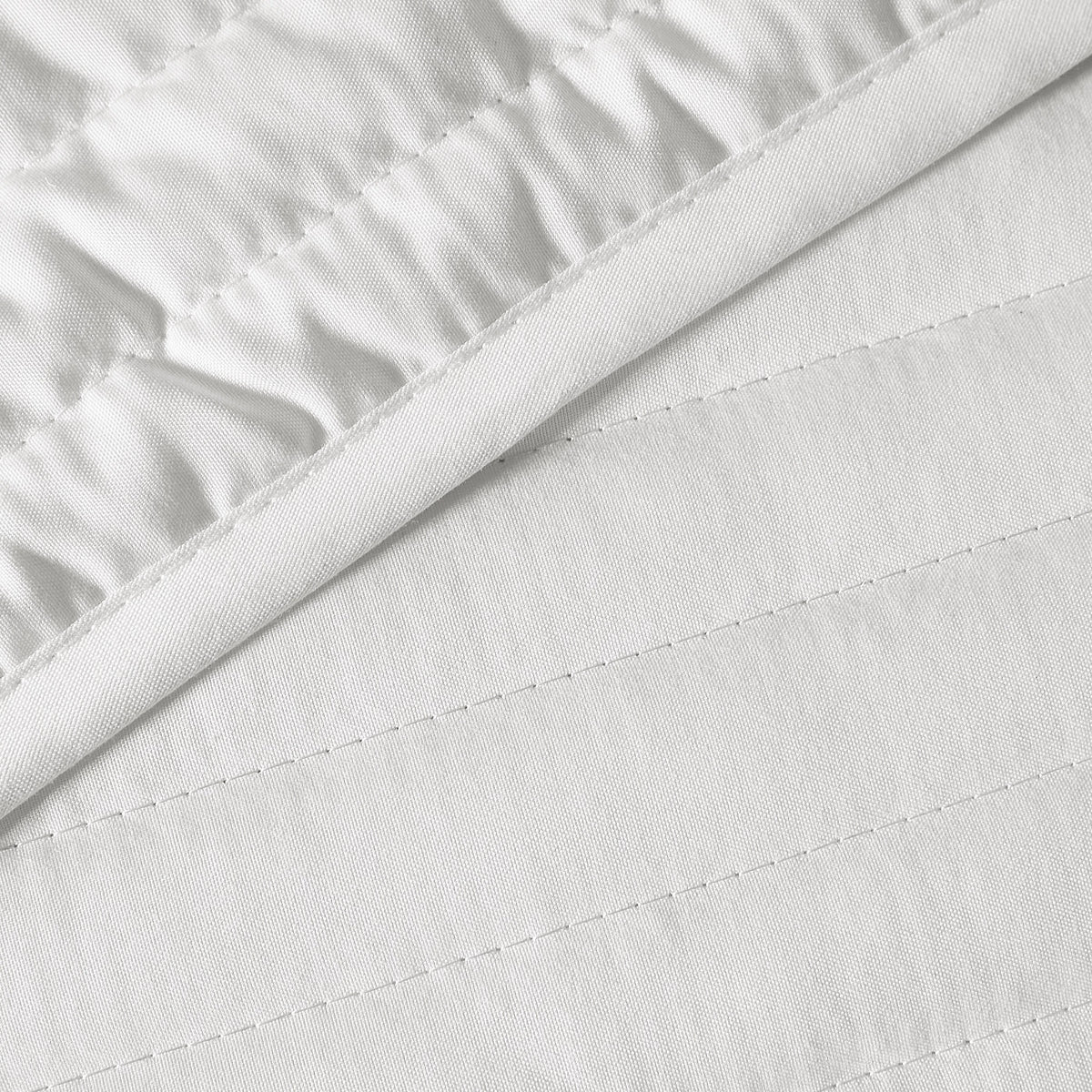 Bianca Quilted Lines Bedspread White 220x230cm