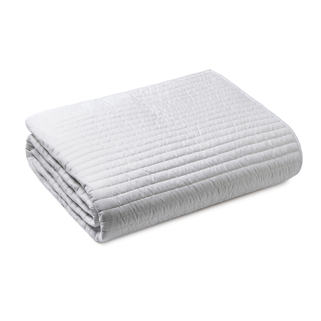 Bianca Quilted Lines Bedspread White 220x230cm