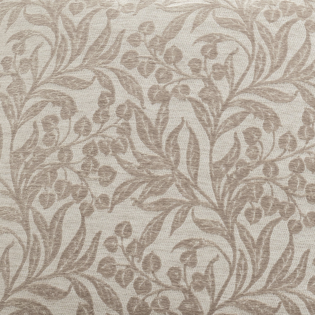 Bianca Fine Linens Chenille Leaves 50x50cm Cushion in Natural