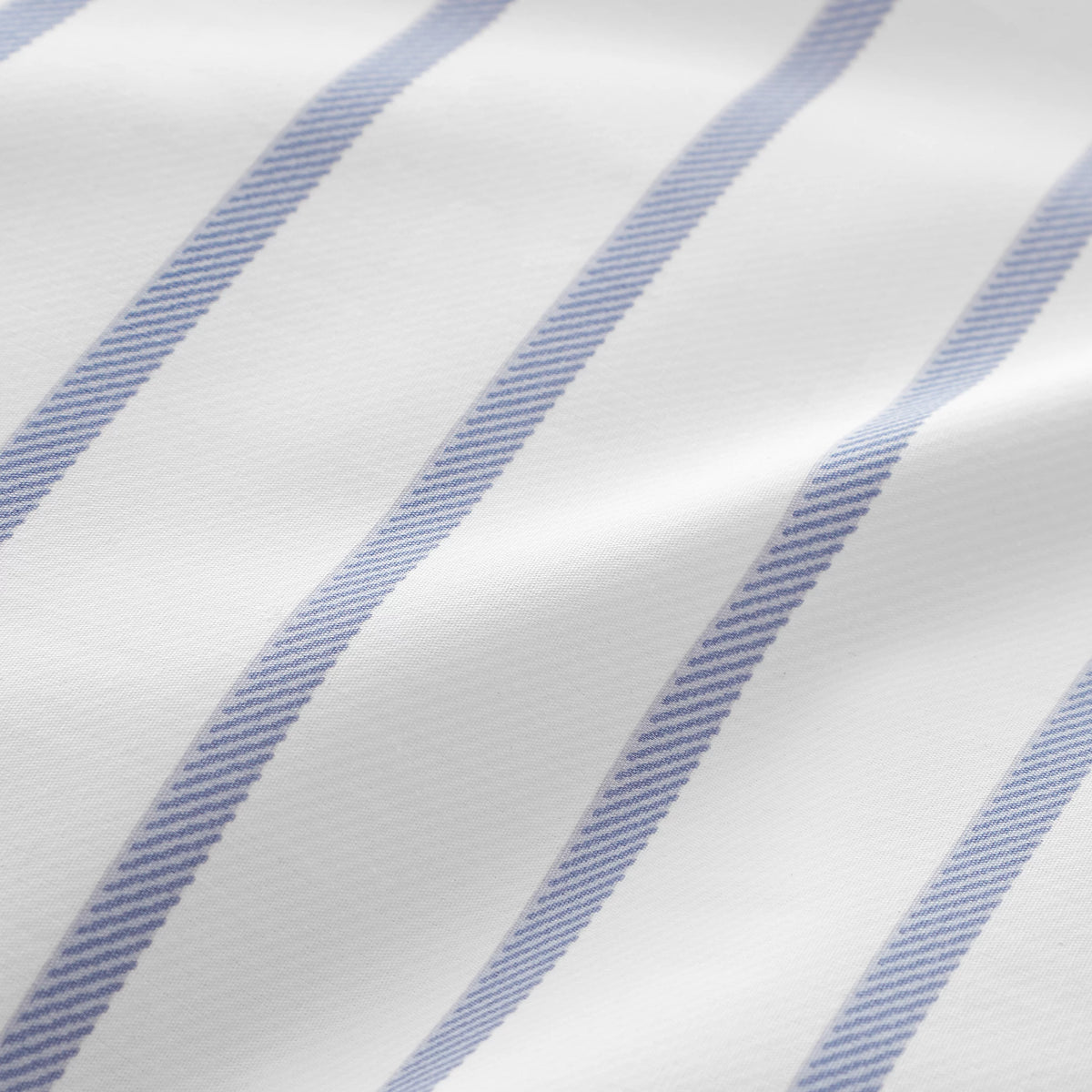 Bianca Hampton Stripe 200TC Cotton Reversible Duvet Set Blue
