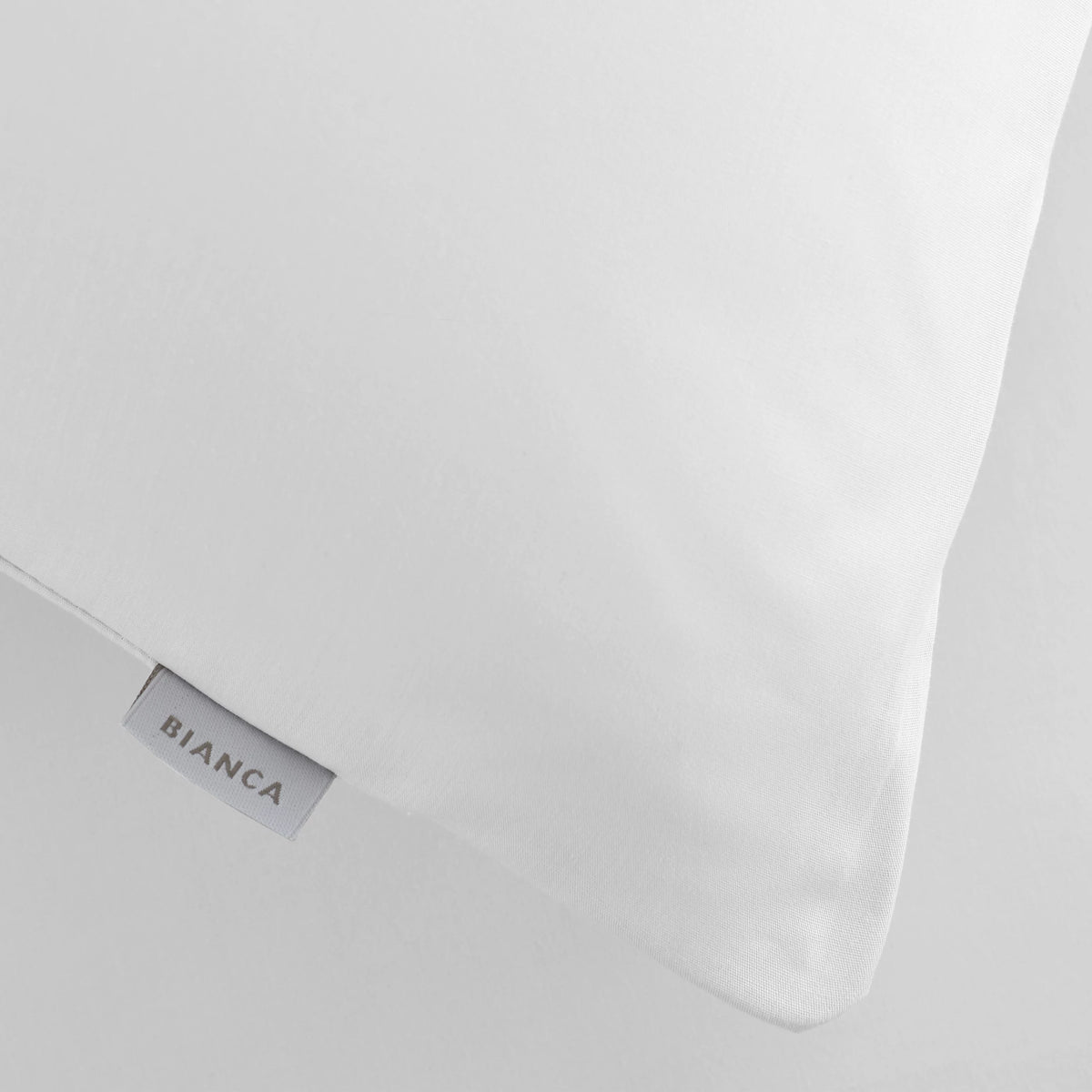 Bianca 200TC Cotton Percale Pillowcase Pair White 50x75cm