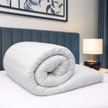 Bianca Fine Linens Premium 100% Cotton Stripe 4.5 tog Duvet White
