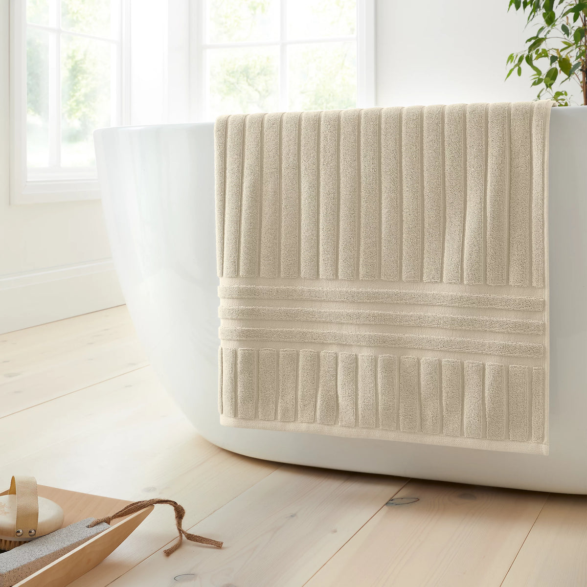 Bianca Hotel 100% Cotton Towels in Natural