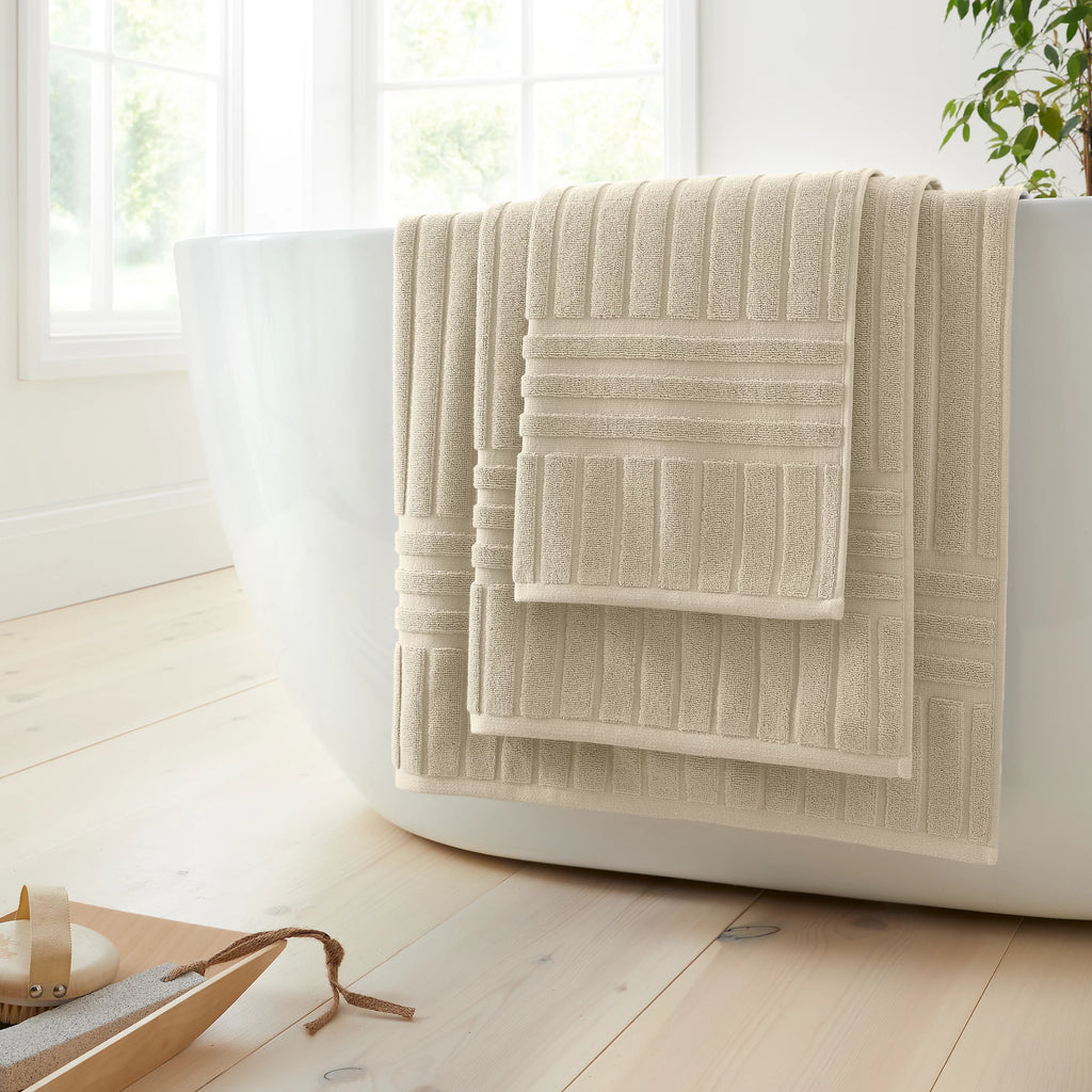 Bianca Hotel 100% Cotton Towels in Natural