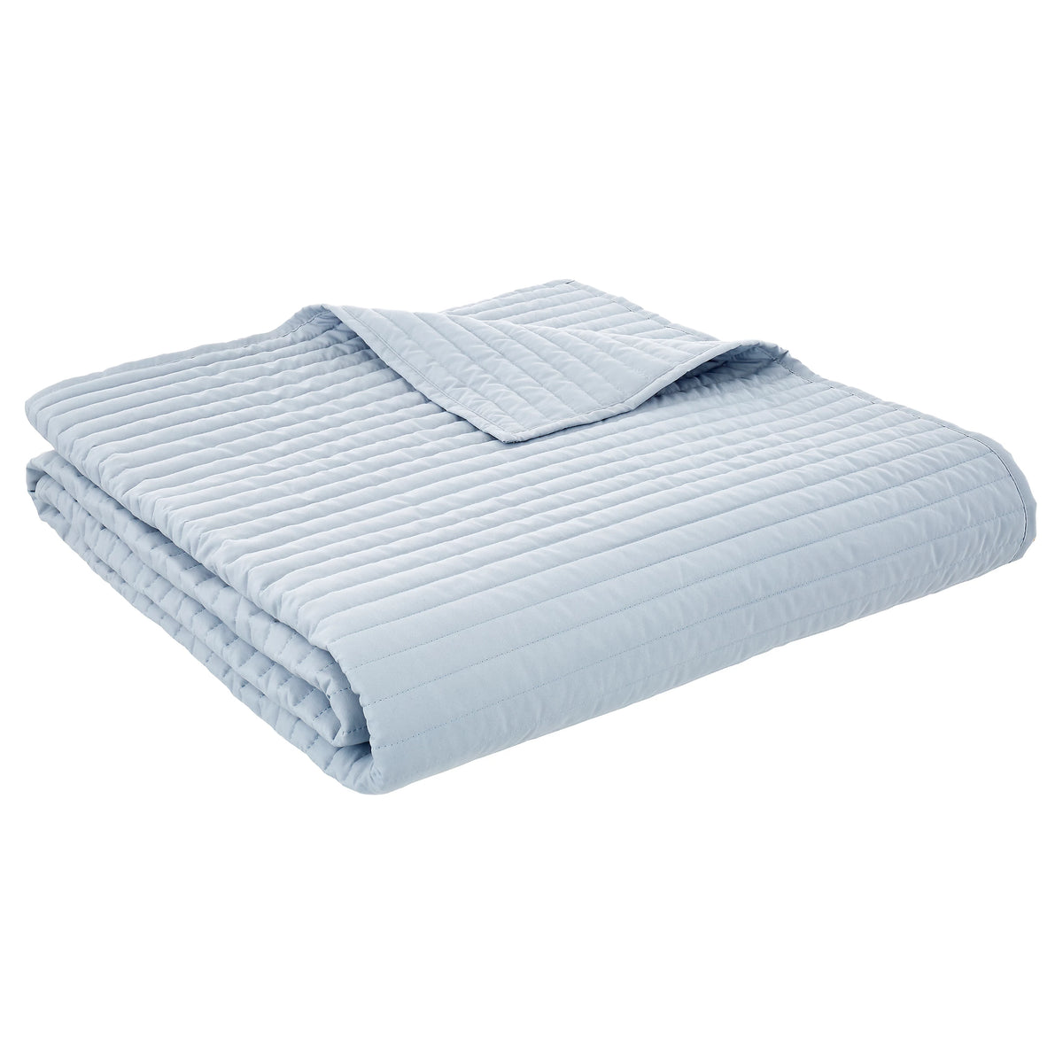 Bianca Quilted Lines Bedspread Blue 220x230cm