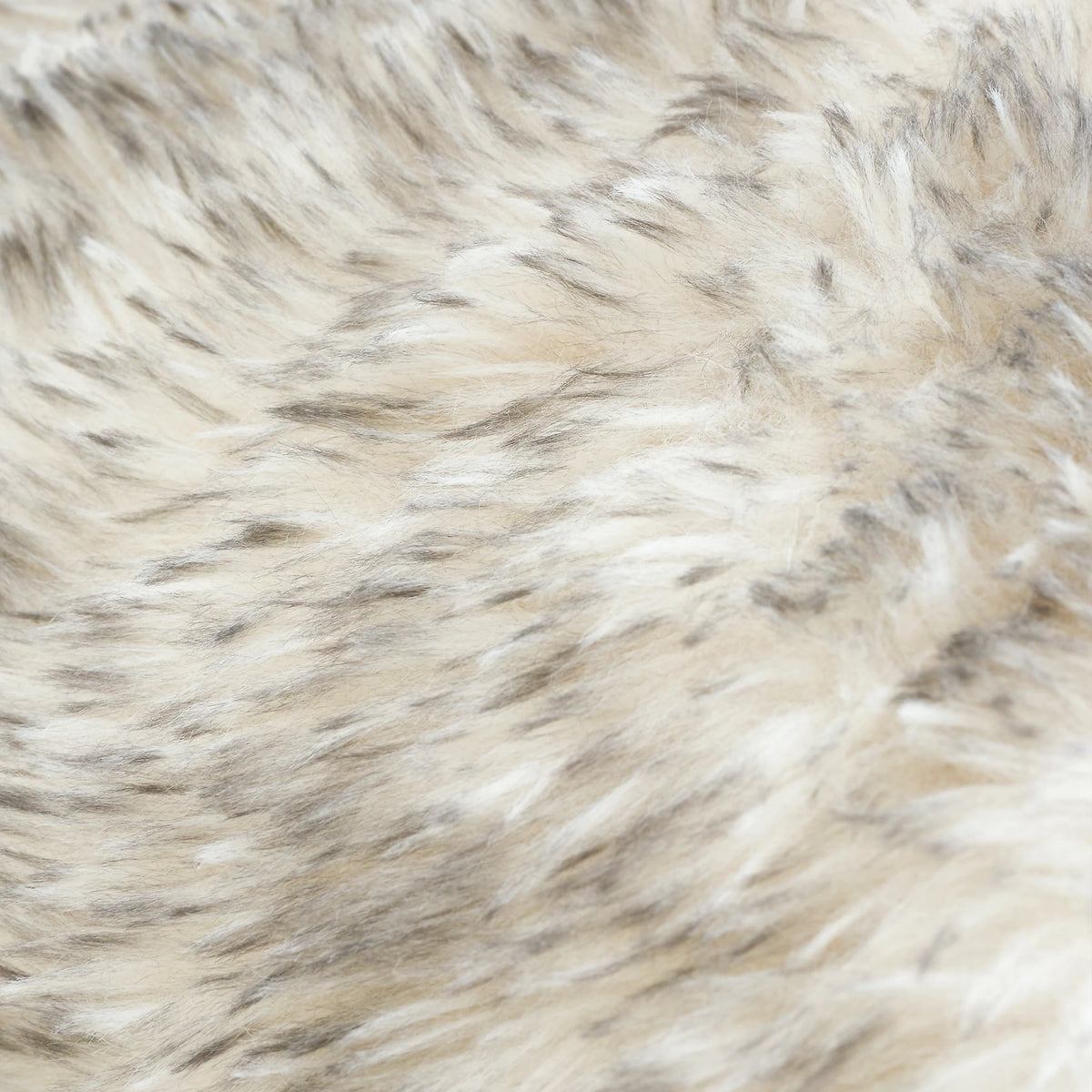 Catherine Lansfield Arctic Fox Cosy Faux Fur 130x170cm Blanket Throw Grey