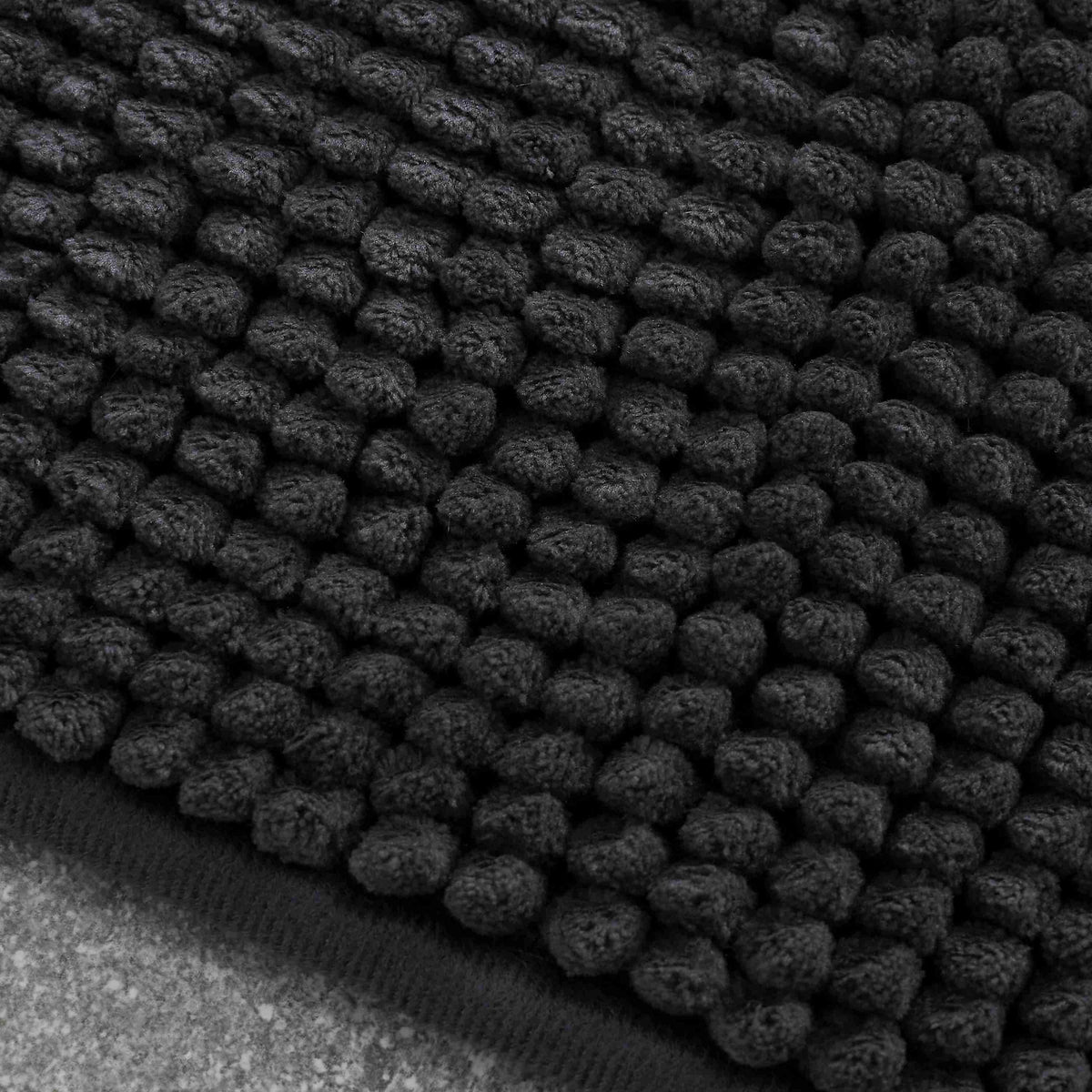 Catherine Lansfield Bathroom Bobble Bath Mat Charcoal