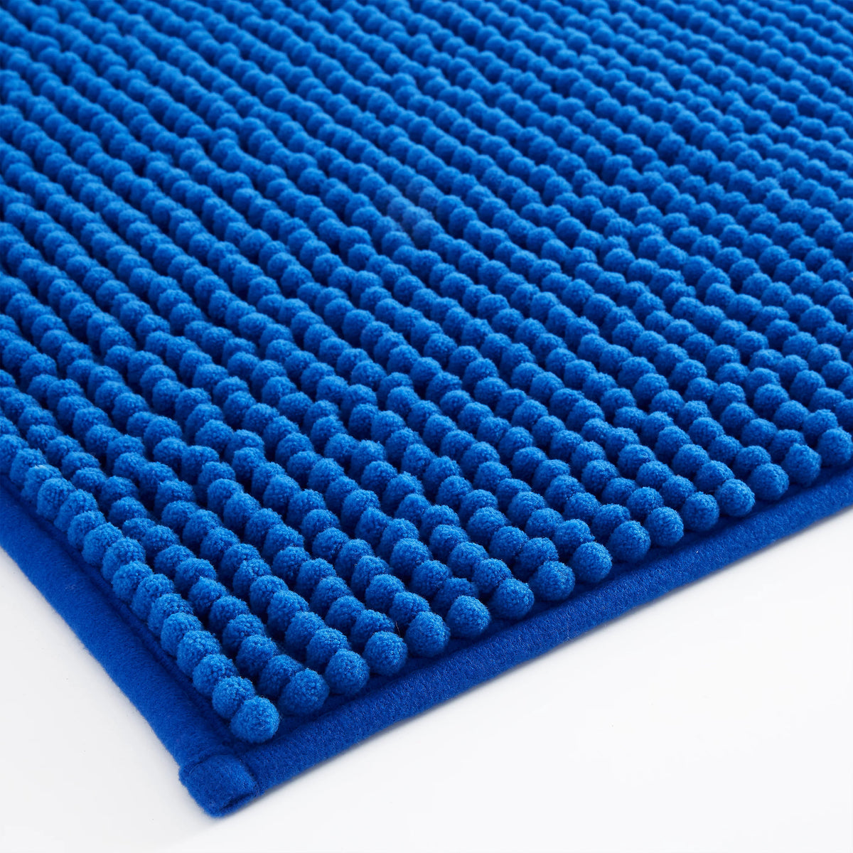 Catherine Lansfield Bathroom Bobble Bath Mat Cobalt Blue