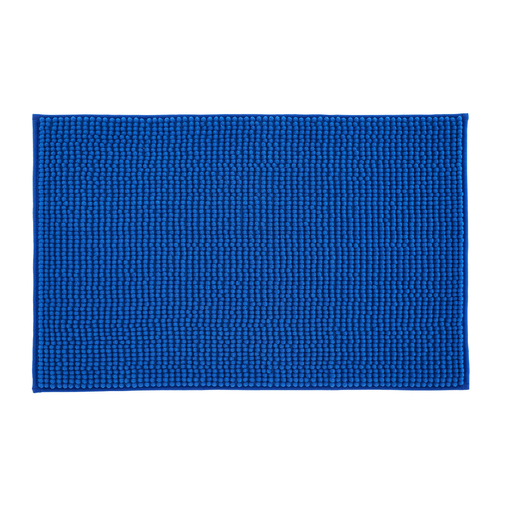Catherine Lansfield Bathroom Bobble Bath Mat Cobalt Blue