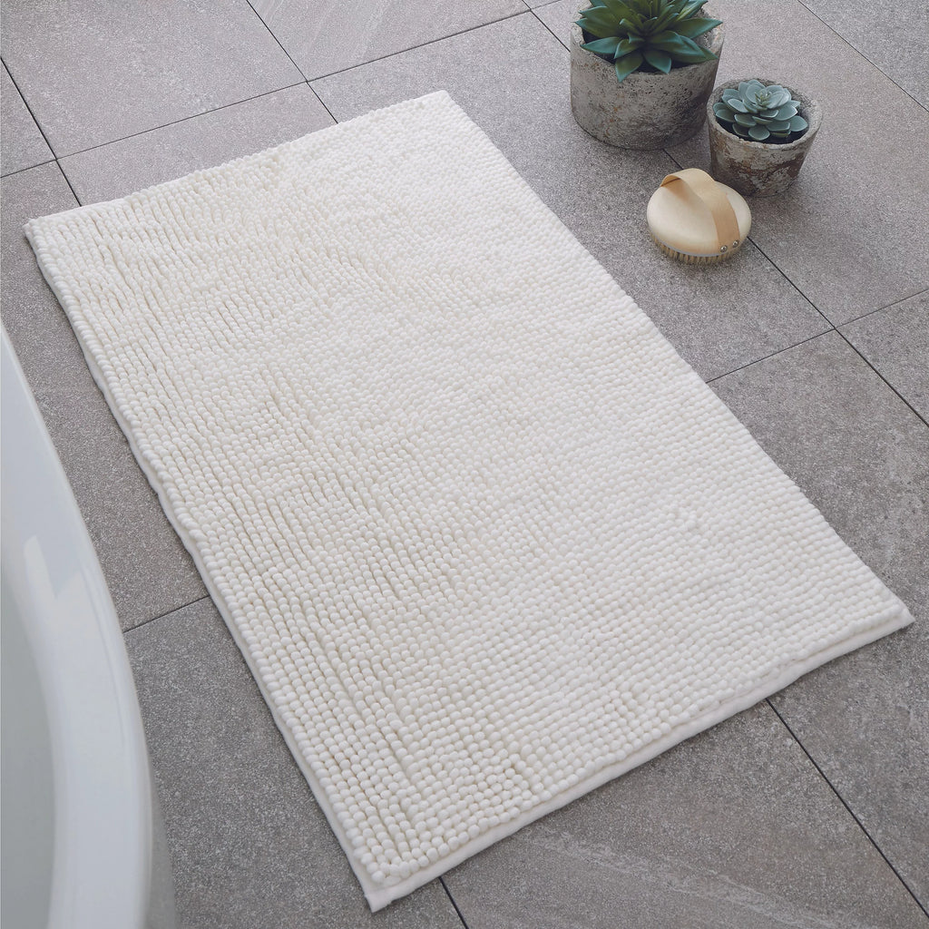 Catherine Lansfield Bathroom Bobble Bath Mat Cream