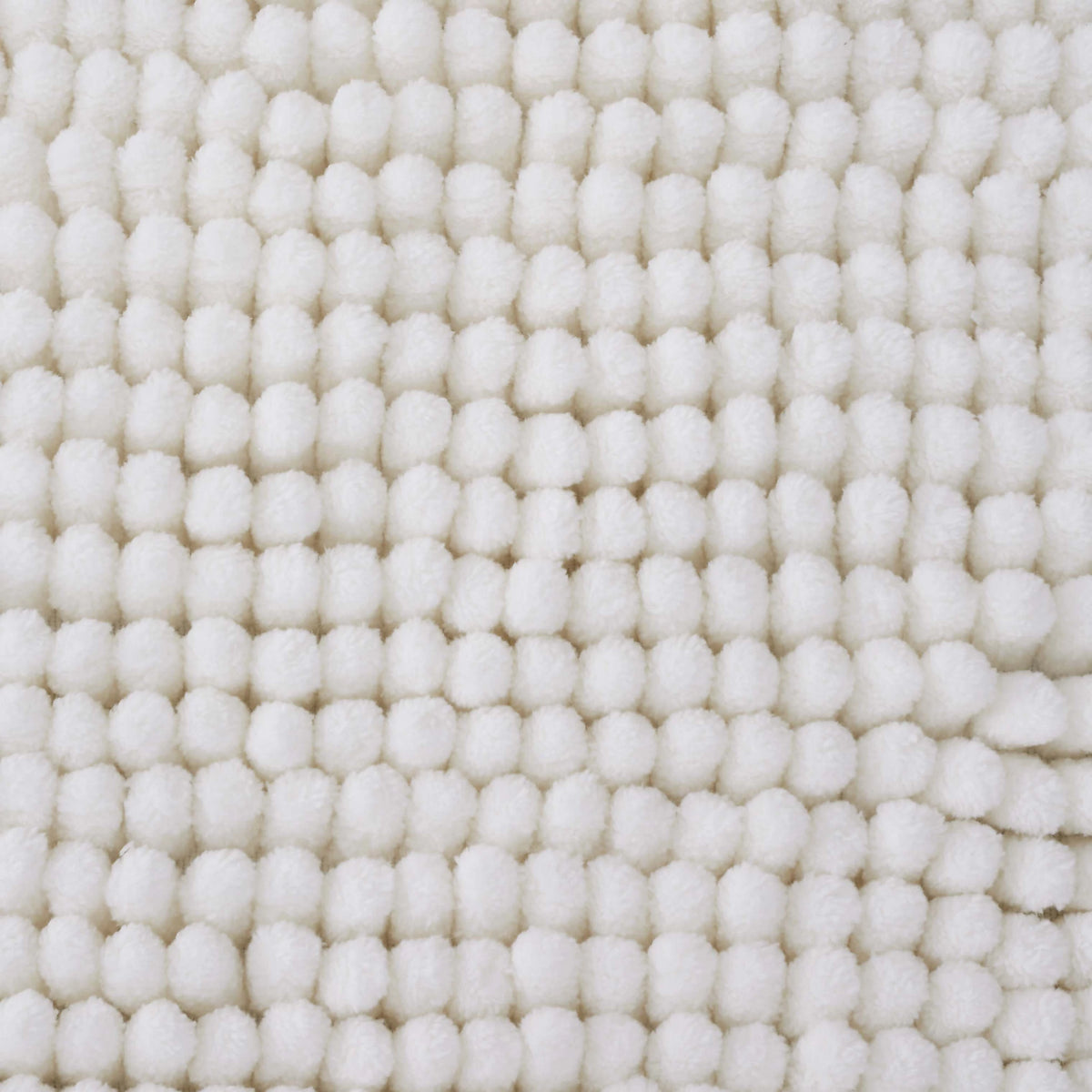 Catherine Lansfield Bathroom Bobble Bath Mat Cream